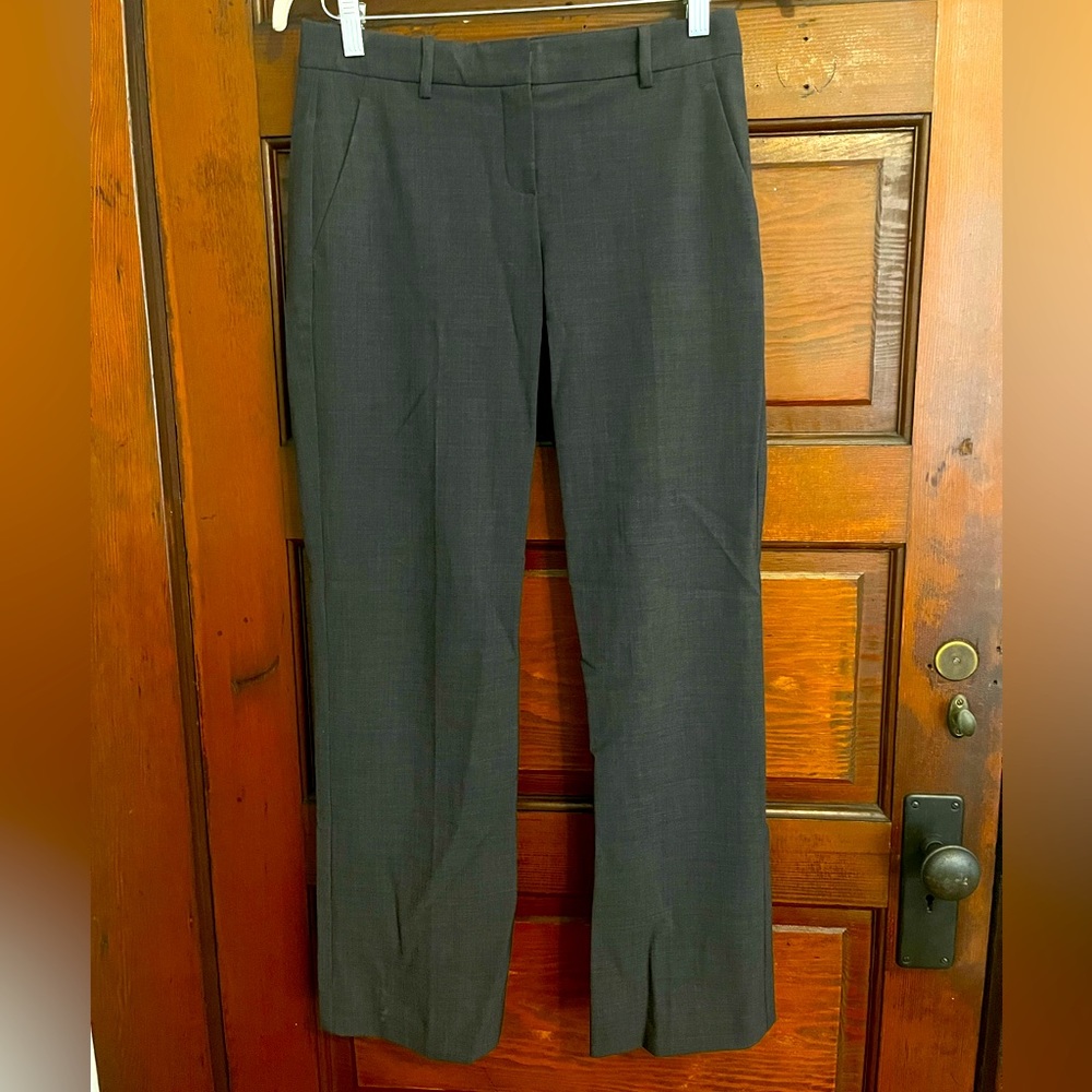 Charcoal wool theory pants